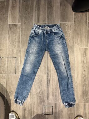 Mavi Light-Blue Washed Relaxed Jogger Jeans